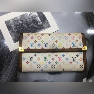 Louis Vuitton international Murakami wallet Th0024
